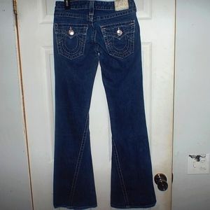 Women's True Religion Size 27 Blue Jeans
